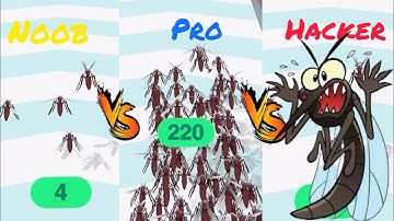 Noob vs Pro vs Hacker ✅ | Moshquito! | (IOS & ANDROID) | Apk Gameplay