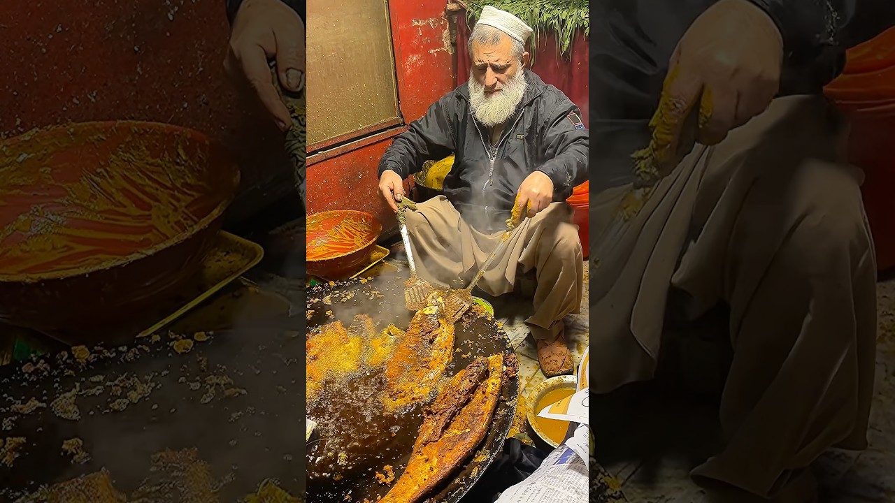 🔥Tawa Fish Recipe!😱Baba G Tawa Fish Street Food 