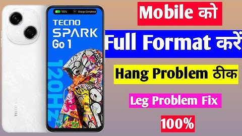 Tecno spark go 1 ko reset kaise kare | tecno spark go 1 ko format kaise kare