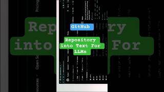 How Can Quickly Turn GitHub Repository into Text For LLMsx👾😈#hacker #github #tech#education #chatgpt