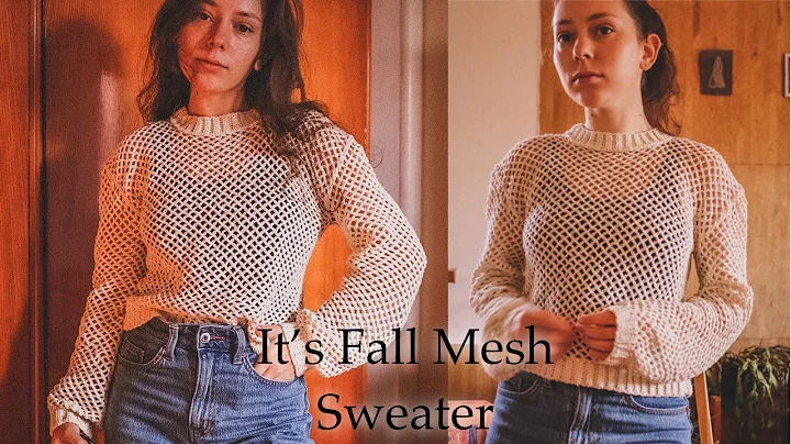 Learn to Crochet a Cozy Fall Mesh Sweater