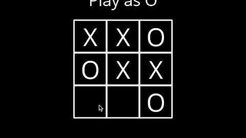 Minimax Algorithm Implementation - TicTacToe