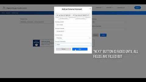 PFCU Transferring to External Accounts