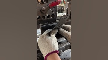 Bending skills demonstration #automatic #machine #factory #aluminum #manufacturing#bending #cnc