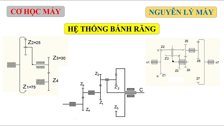 Bài tập nguyên lý máy về hệ bánh răng năm 2024