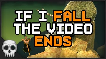 Getting Over It with Bennett Foddy but if I Fall the Video Ends #3
