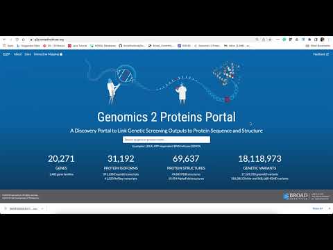 How to link genetic constraint score from the gene of interest to protein structure using G2P Portal