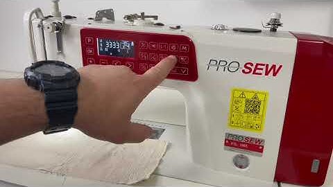 Functionality of buttons on Prosew PS-1985 Industrial Sewing Machine