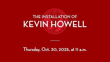 The Installation of Chancellor Kevin Howell | NC State University