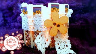 DIY Подсвечник из прищепок. Как сделать быстро и просто. Поделка своими руками DIY Подсвечник из прищепок. Как сделать быстро и просто. Поделка своими руками