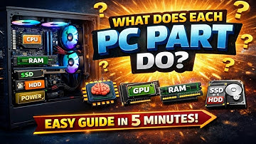 Every PC Part Explained In 3 Minutes | Computer Components
