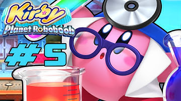 Kirby: Planet Robobot 3DS - 100% Walkthrough Part 5 Overload Ocean [1/2]