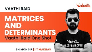 Matrices & Determinants Class 12 One-Shot | JEE 2022 | Vaathi Raid | Shimon Sir | V Master Tamil screenshot 4