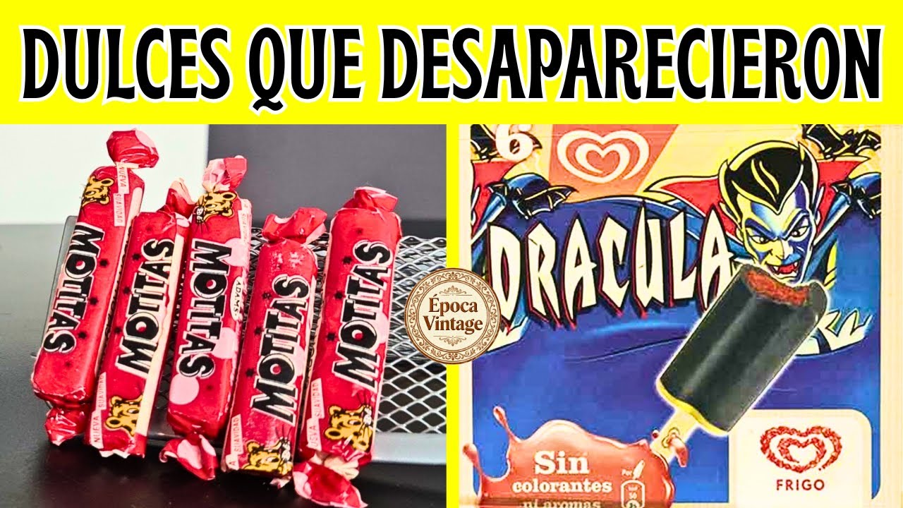 25 DULCES MEXICANOS que DESAPARECIERON y los Niños de los 80s Jamás Olvidarán