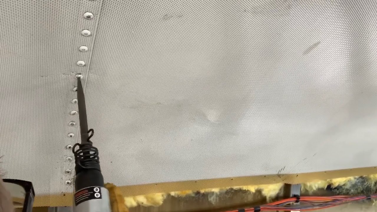 We “tried” to get the bus ceiling down!! - YouTube