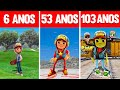 SOBREVIVENDO 103 ANOS COMO JAKE DO SUBWAY SURFERS NO GTA 5