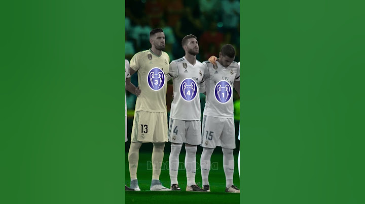 Squad Real Madrid 2018 | UCL Trophy #bintangbola