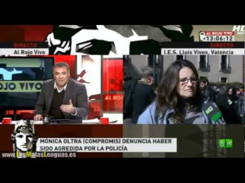 Entrevista Mnica Oltra en Al Rojo Vivo. Brutal car...