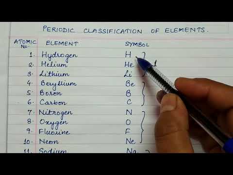 वीडियो: रासायनिक तत्वों को कैसे सीखें