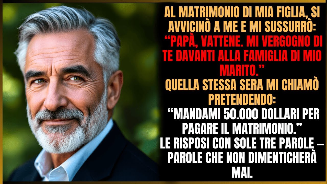 Mia figlia mi ha cacciata dal suo matrimonio — e quella stessa notte ha preteso che pagassi tutto.
