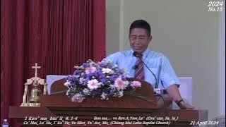 Ceˇ Maiˍ Laˇ Huˍ Iˉ Kaˆ Tuˍ Ve HKri‸ Yaˇ Awˬ Moˍ(ChiangMai Lahu Baptist Church 21 April 2024)EP.15