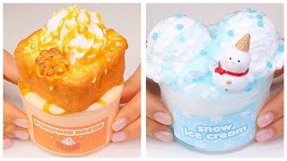 ❄️Satisfying Momoslimes Clay Slime Mixing ASMR Compilation❄️