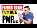 PMBOK Guide 80/20 HACK - 5 Minutes Saves You 5 Hours of Prep Time!