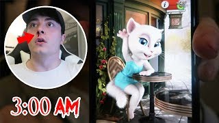 DO NOT CALL TALKING ANGELA AT 3 AM!! *THIS IS WHY* (SHE TALKED BACK)