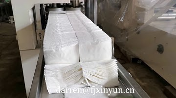 Deep embossing napkin paper converting machine