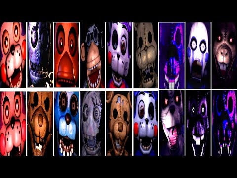 Five Nights at Candy's 1, 2, 3 All Jumpscares [WARNING!] | FNAC | IULITM
