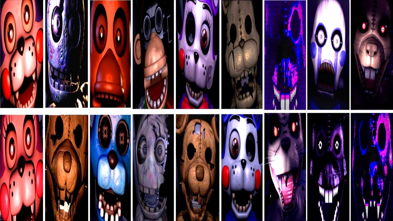 Five Nights At Candy S 1 2 3 All Jumpscares Warning Fnac