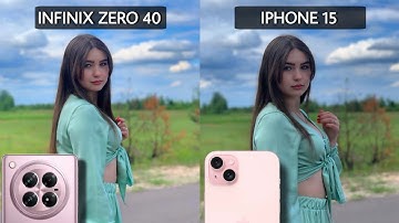 Infinix Zero 40 5G Vs iPhone 15 Camera Test Comparison | Infinix Zero 40
