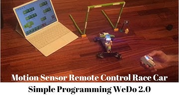 Remote Control Car with steering wheel (Simple Programming) - WeDo 2.0 Robotics Projects