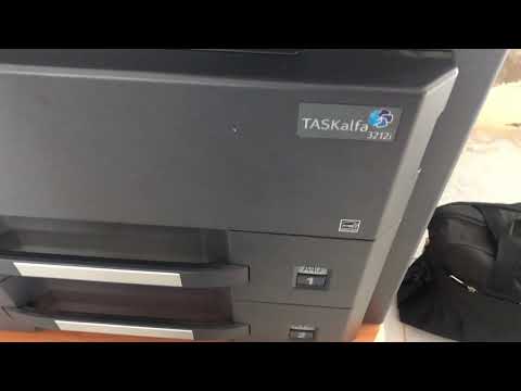 Kyocera TASKalfa 3212i / Prints are faded.