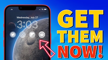 Customise iOS 16 Lock Screen with App Icons Widgets I Add App Icons Widgets to iPhone Lock Screen