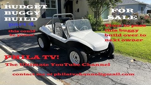 BUDGET BUILD VW DUNE BUGGY part4 PROJECT FOR SALE MANX COPY WALK AROUND IT COULD BE YOURS!  #philatv