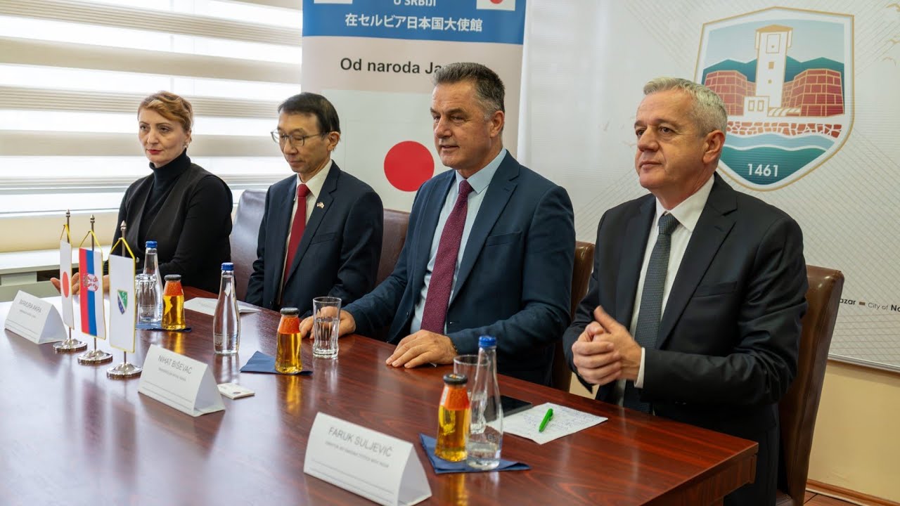 Vlada Japana donirala kamion za JKP Gradska Čistoća Novi Pazar