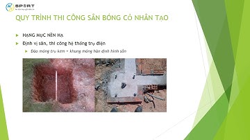Quy trình thi công sân bóng cỏ nhân tạo 2021