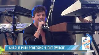 Charlie Puth - Light Switch (Live from The TODAY Show) Resimi