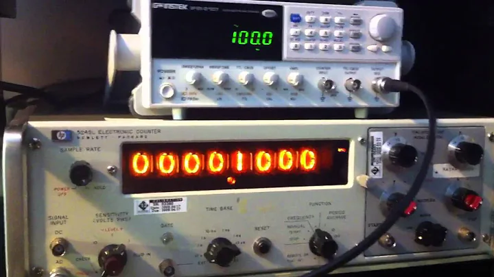 HP 5245L frequency counter