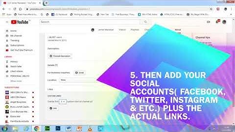 HOW TO ADD SOCIAL MEDIA LINKS TO YOUR YOUTUBE BANNER   TUTORIAL VIDEO