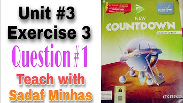 Countdown Class 7|2nd Edition |Oxford |Unit 3|Decimal Numbers |TeachWithSadafminhas Question 1|Ex 3