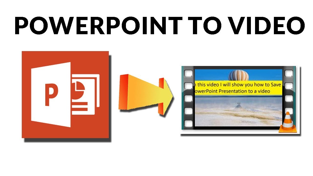 how to save a powerpoint presentation with video