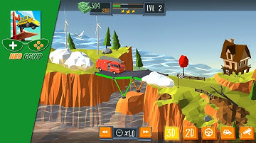 Build a Bridge! (Android) - Gameplay