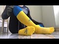 Review Sock : Umbro Soccer Sock - Yellow/Blue - [ Size L / 40.4 - 43 EU ]