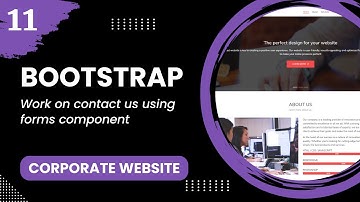 Bootstrap #11 - Work on contact us using forms component