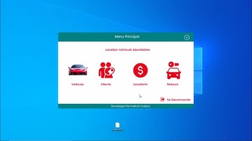 Application De Gestion De Location De Vehicule Avec C#.Net et SQL Server