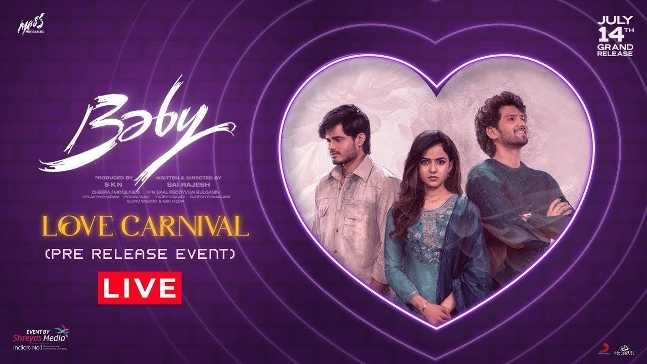 Baby Love Carnival (Pre Release Event) LIVE | Anand Deverakonda, Vaishnavi Chaitanya - TV9
