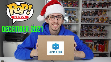 Funko Pop Subscription Mystery Box - Unboxing Pop In A Box December 2021 Edition