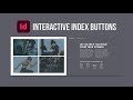 Learn how to create index buttons for Interactive PDF in Adobe InDesign